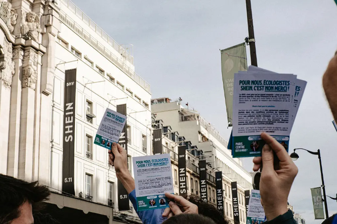 Paris vs.Ultra-Fast Fashion: Shein’s BHV Debut Meets Protest and Policy