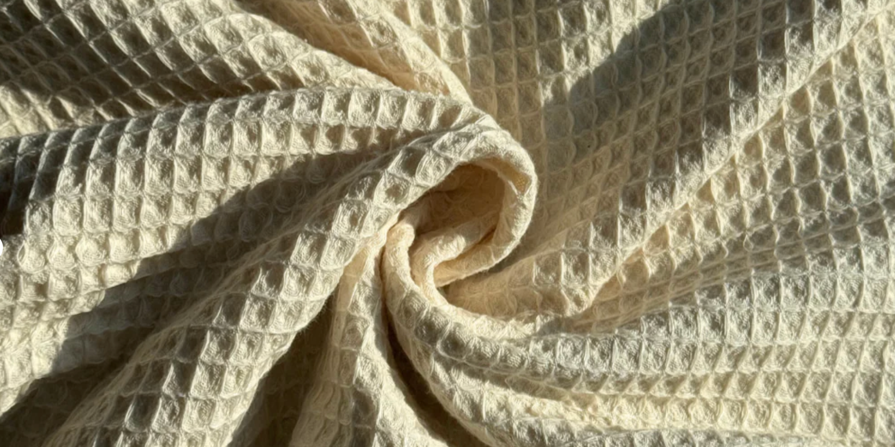 5481 AP WD - Waffle 16s by Papillon Bleu - 100% Rainfed Regenerative Organic Cotton