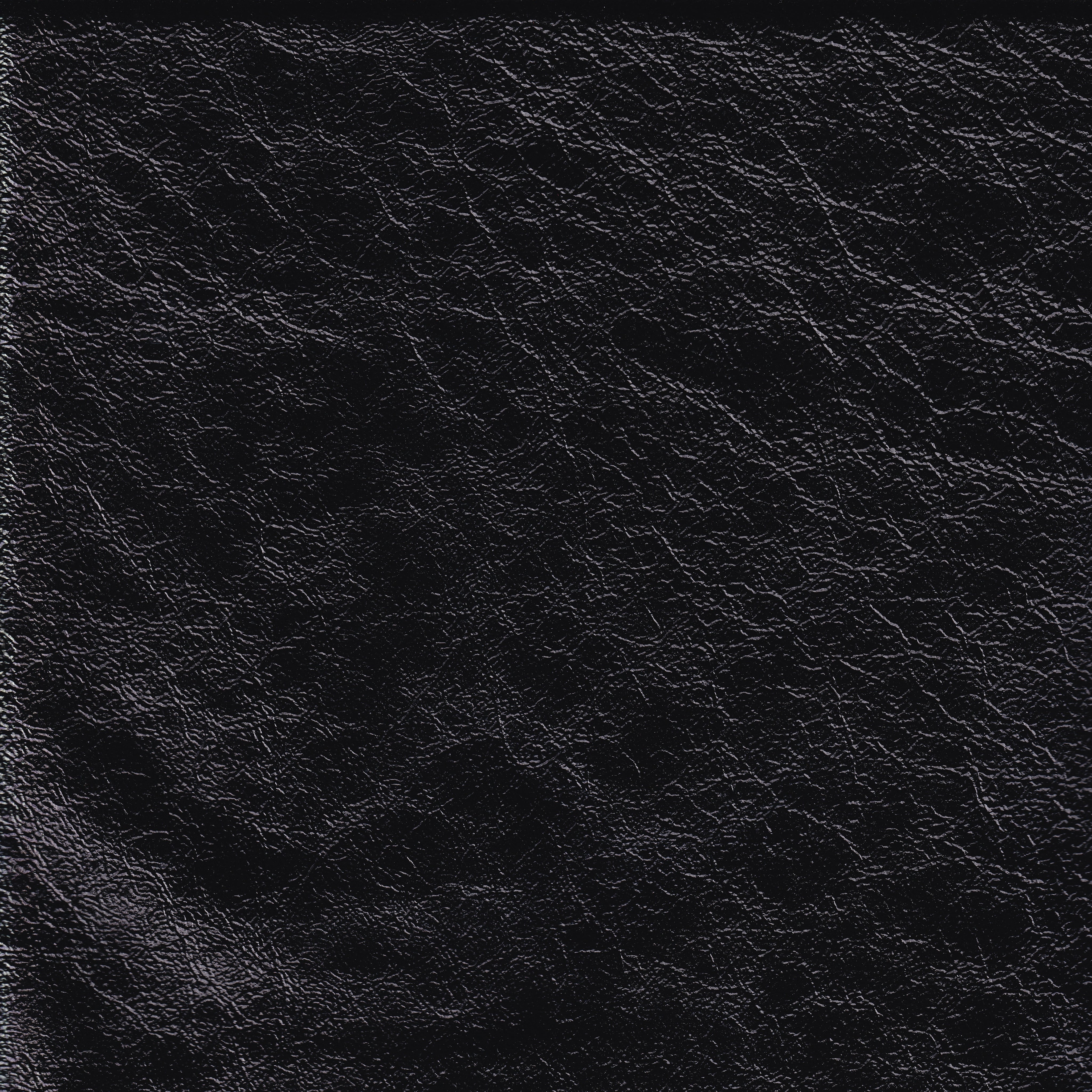 LAMB NZ RUGAN ON SUEDE BLACK - Lamb Leather Fabric  — Sold per sq.ft