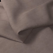 STRETCH LAMB SUEDE TAUPE - Lamb Leather Fabric  — Sold per sq.ft