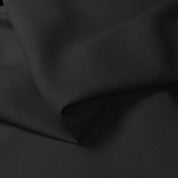 STRETCH FULL VEGETAL BLACK - Lamb Leather Fabric  — Sold per sq.ft