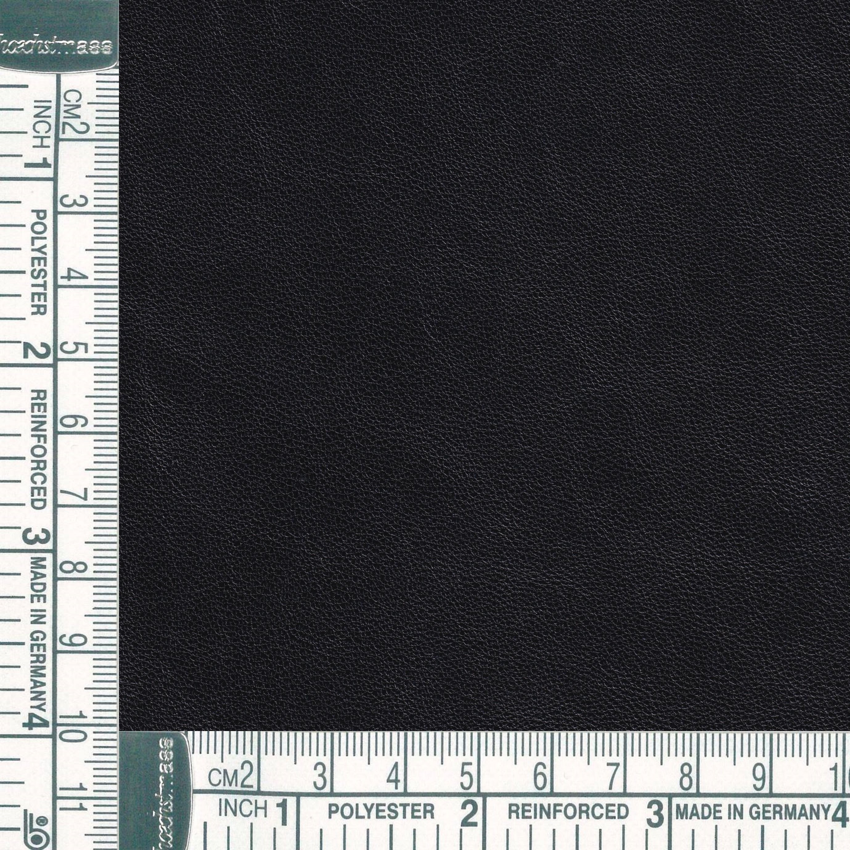 ORION BLACK  - Lamb Leather Fabric  — Sold per sq.ft