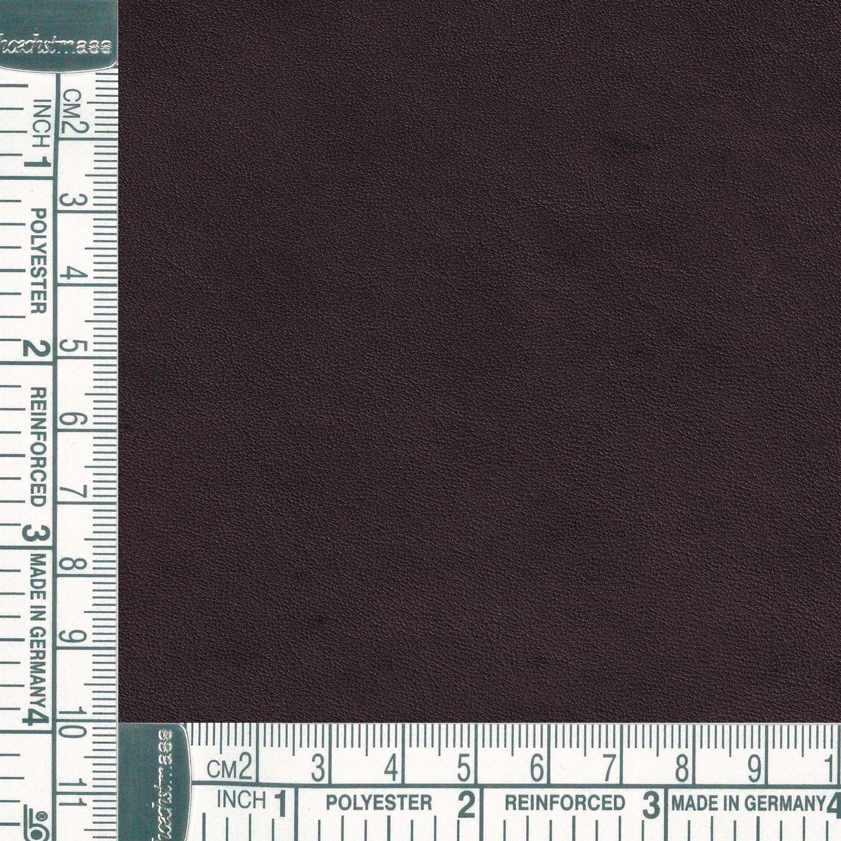 LAMB SUEDE FULL GRAIN R.BROWN - Lamb Leather Fabric  — Sold per sq.ft