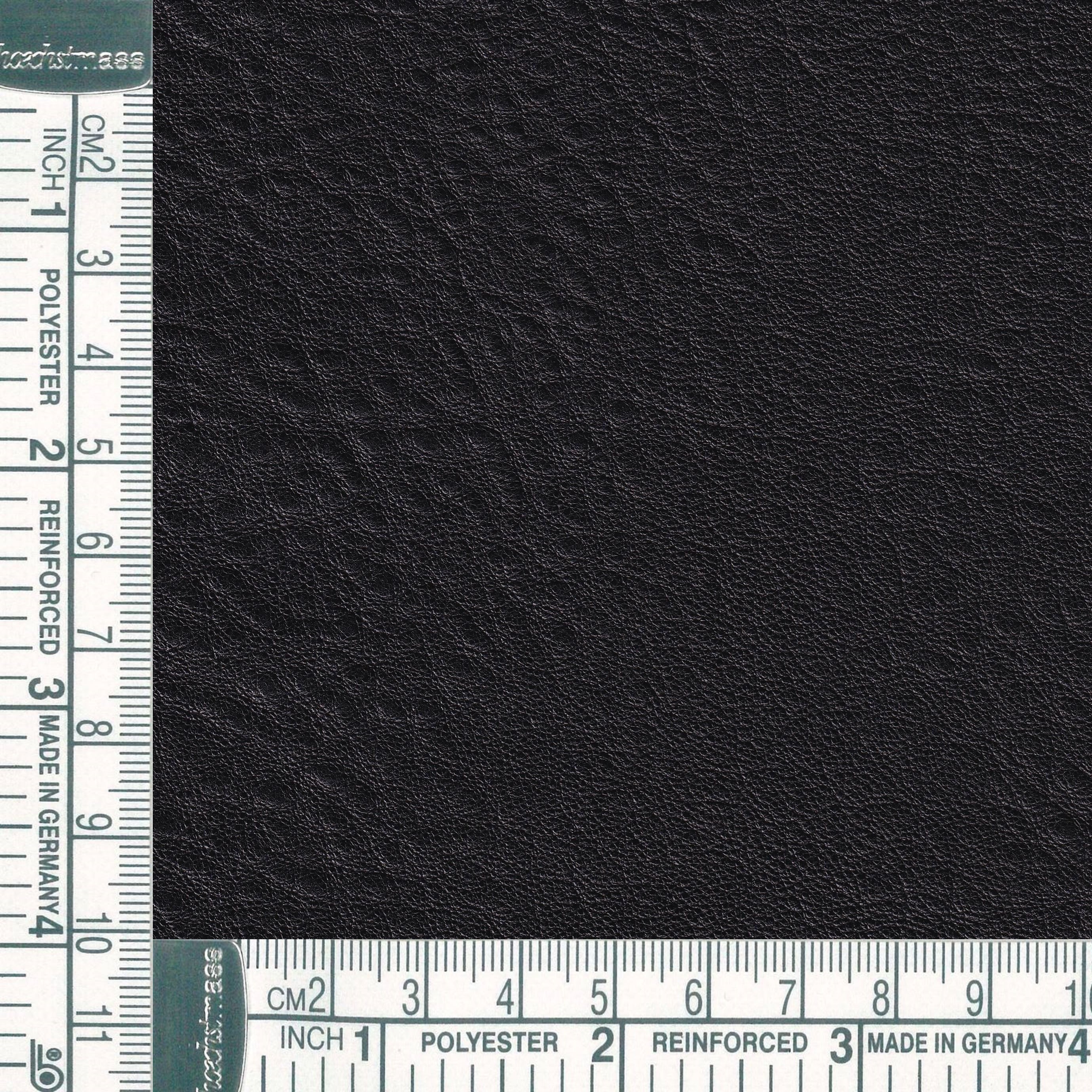 BRISTOL BLACK - Lamb Leather Fabric  — Sold per square foot (sq.ft)