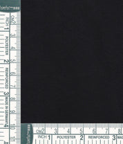 BOLTON SILKY BACK BLACK - Lamb Leather Fabric  — Sold per sq.ft