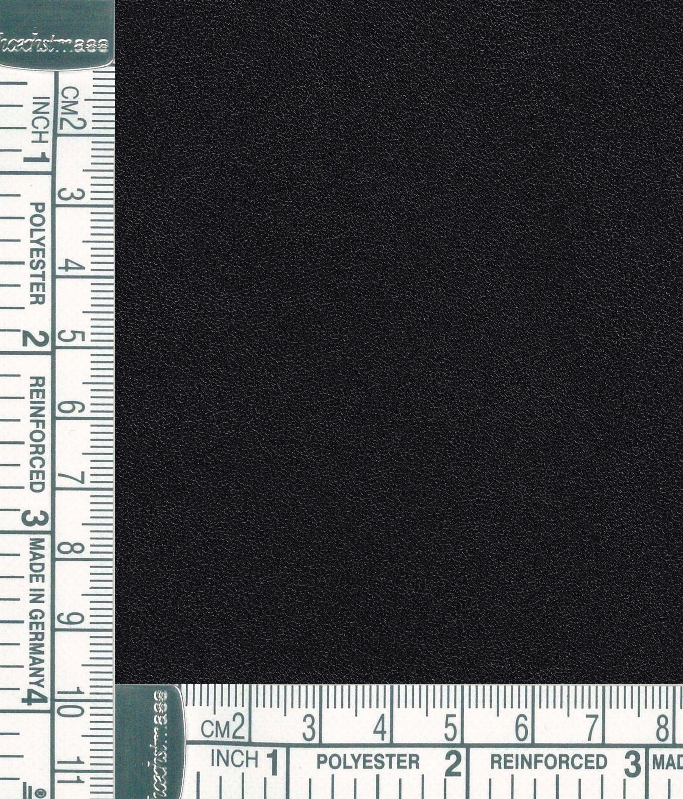BOLTON SILKY BACK BLACK - Lamb Leather Fabric  — Sold per sq.ft