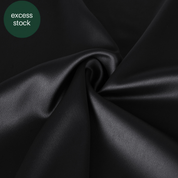 Black Satin Fabric 11110