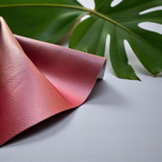 Leafy Firm Pebbled - Dark Red