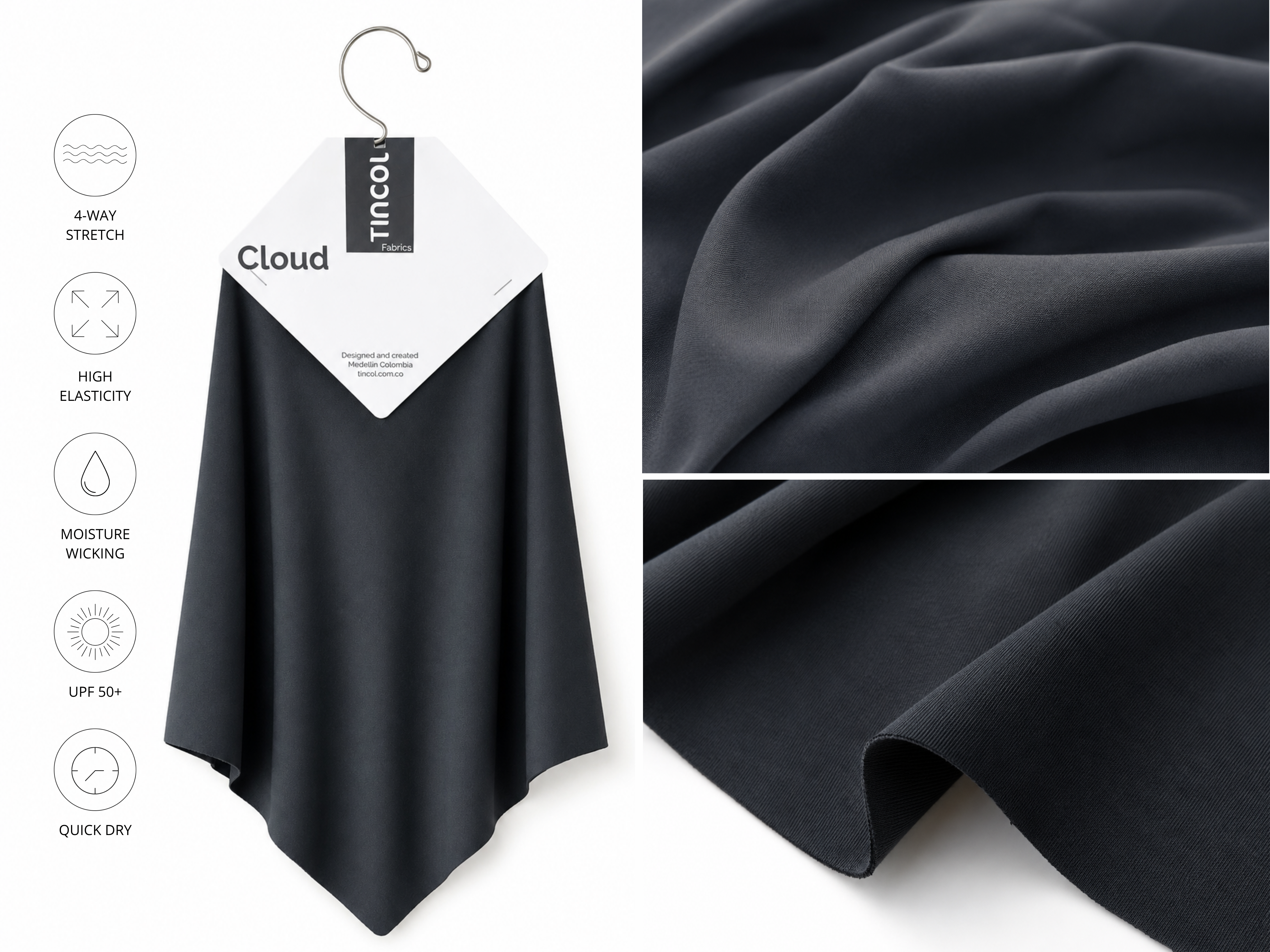 Cloud fabric swatch