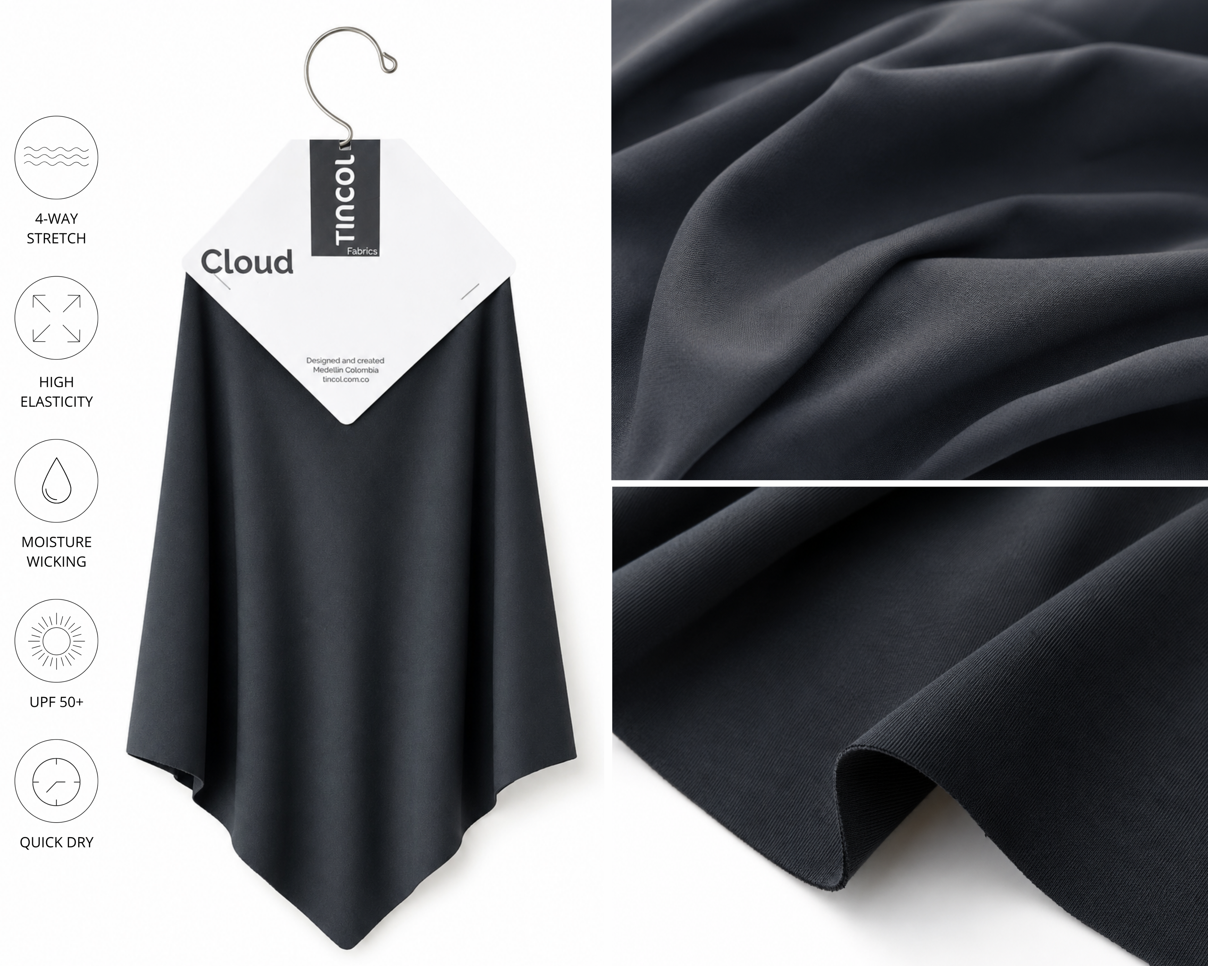 Cloud fabric swatch