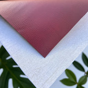 Leafy Firm Pebbled - Dark Red