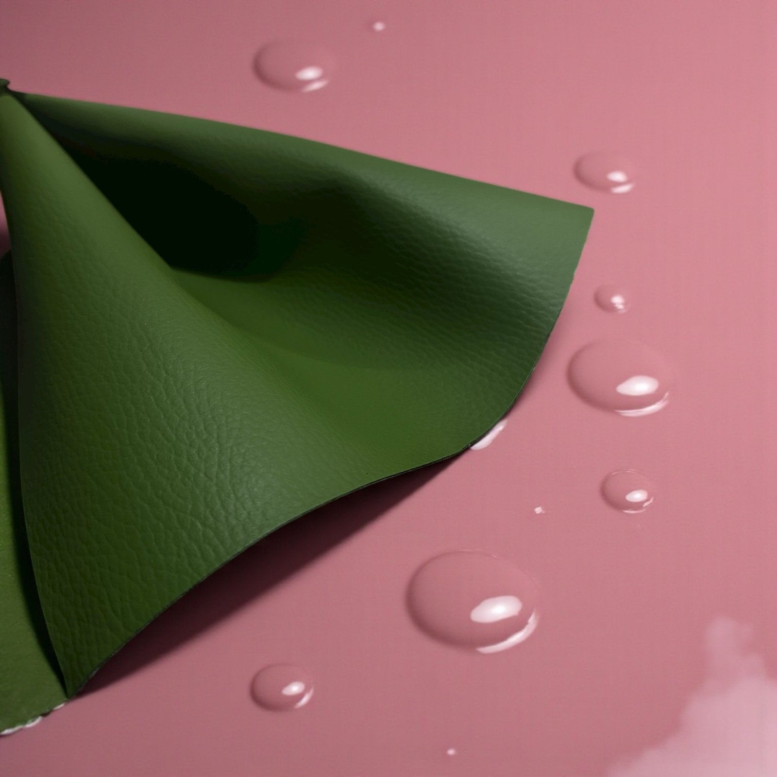 Leafy Firm Pebbled - Olive Green